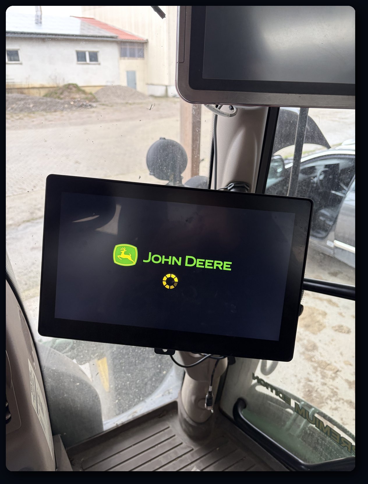 John Deere Display — Steuergerät wird ausgelesen